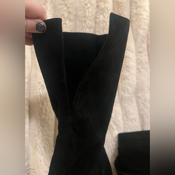 Sam Edelman JACKSON Over The Knee Black Suede Boots - 7.5 - Picture 4 of 9